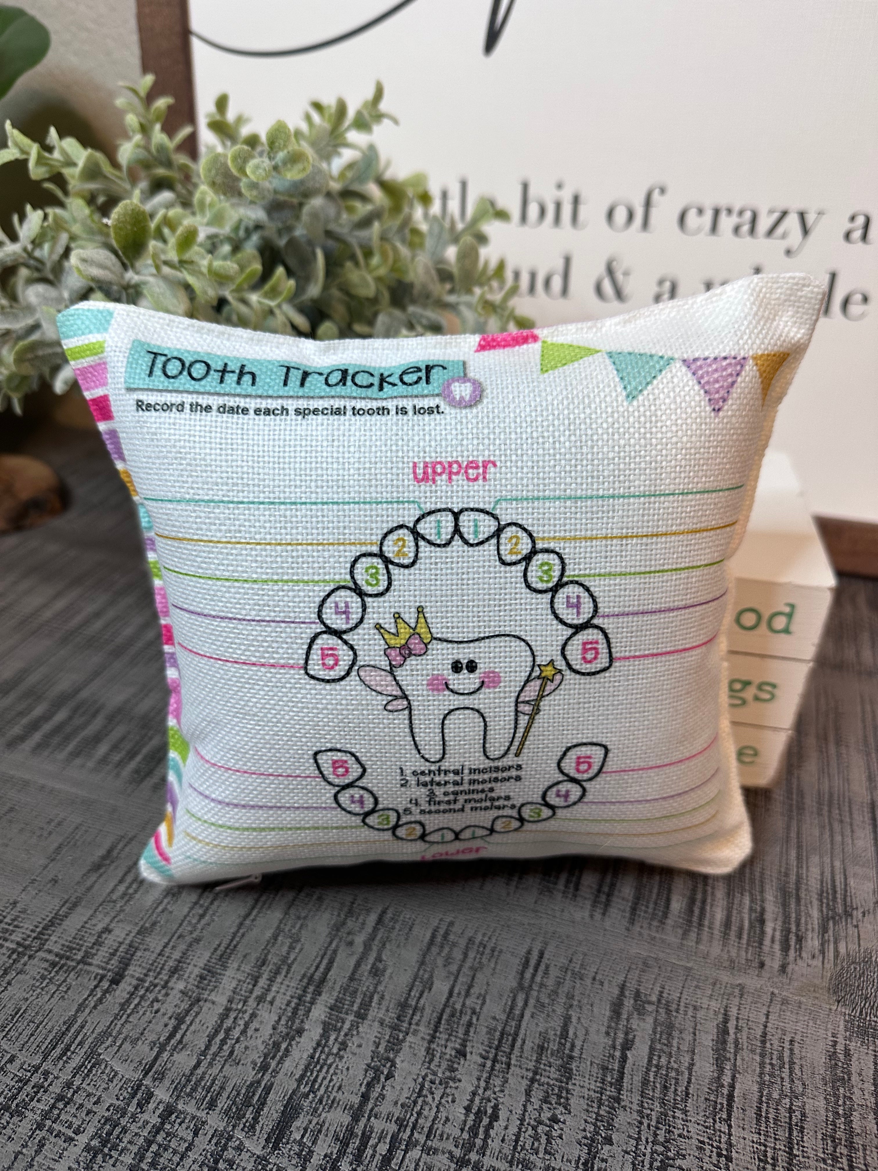 Tooth fairy pillow clearance personalized