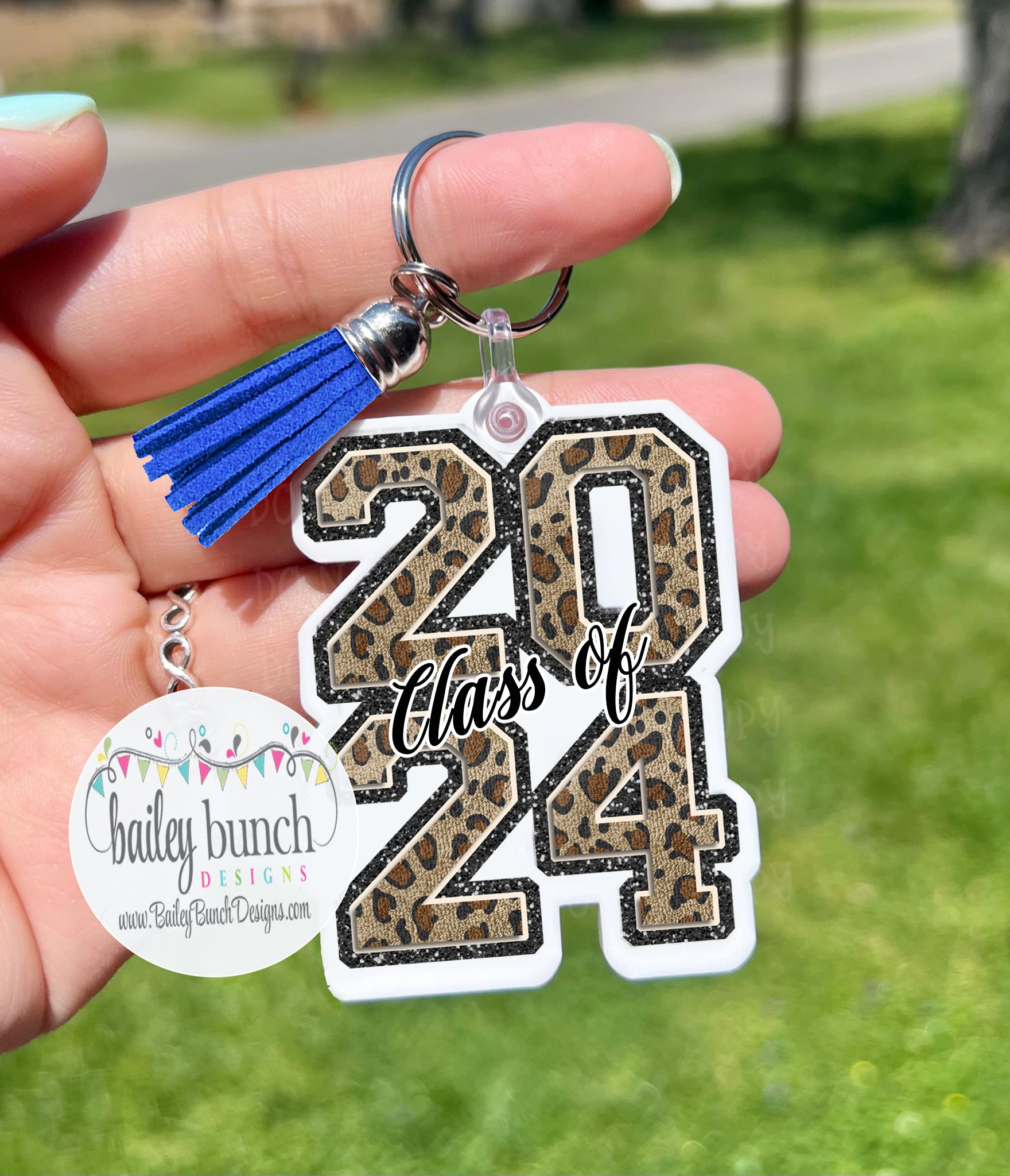 Class of 2024 Senior Keychain KEYSEN0520 Bailey Bunch Designs