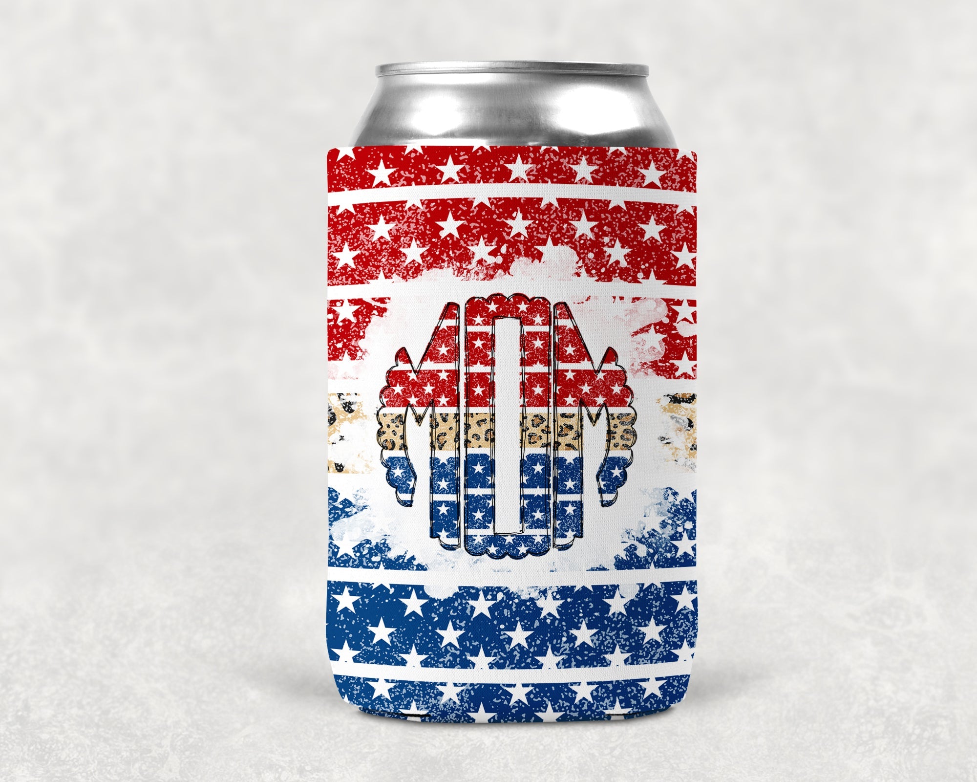 Patriotic Koozie KOOZIERWB0520 - Bailey Bunch Designs