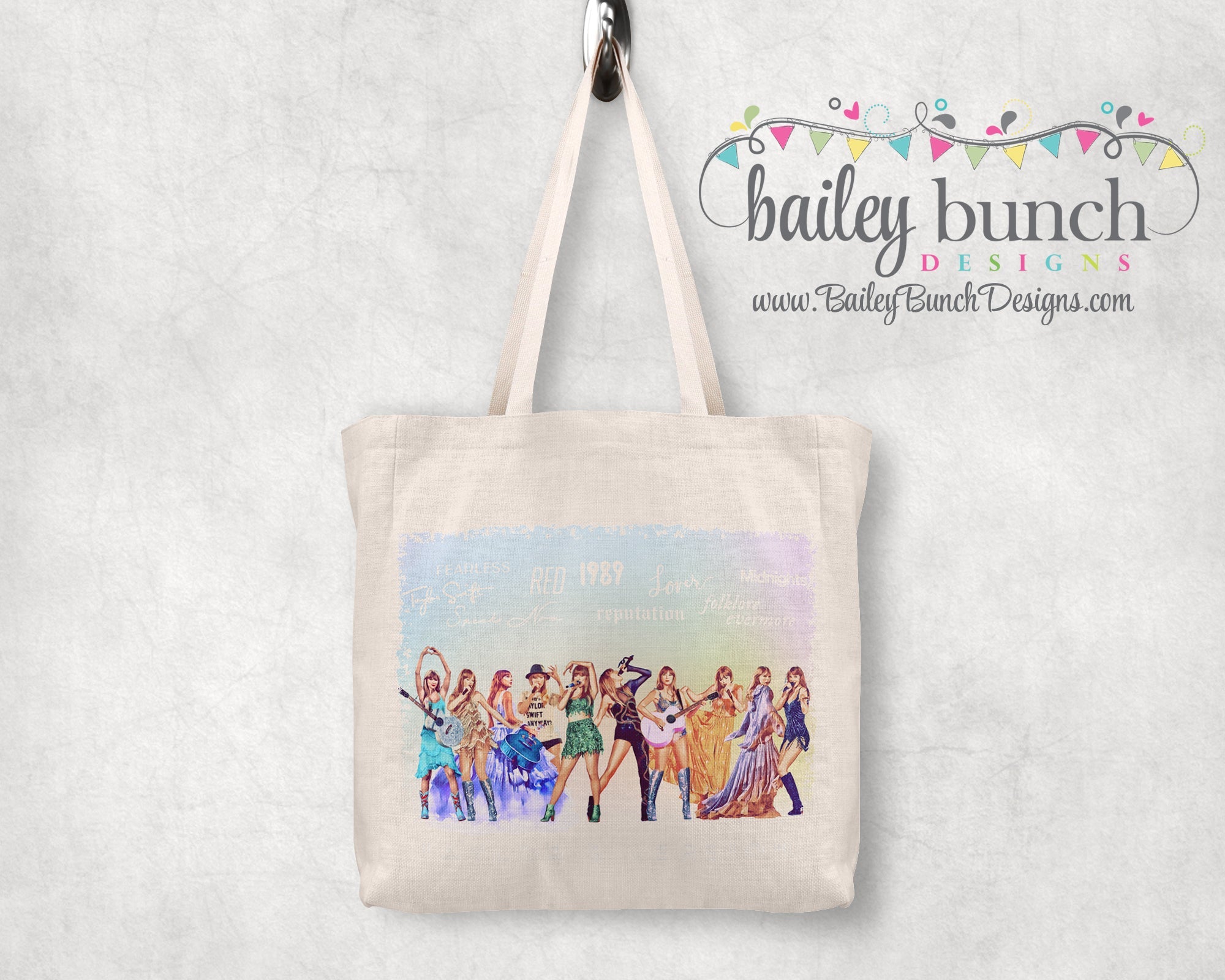 Taylor Swift tote bags, set top of 6